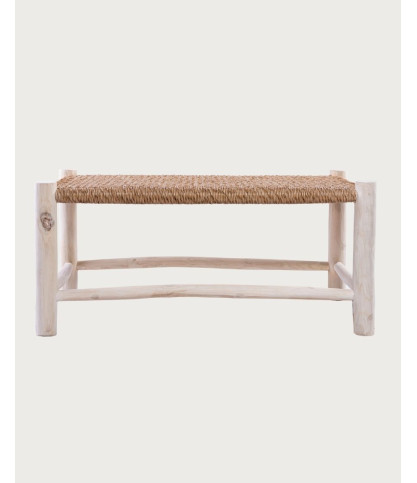 Jaya - Salontafel van teakhouten takken en touw