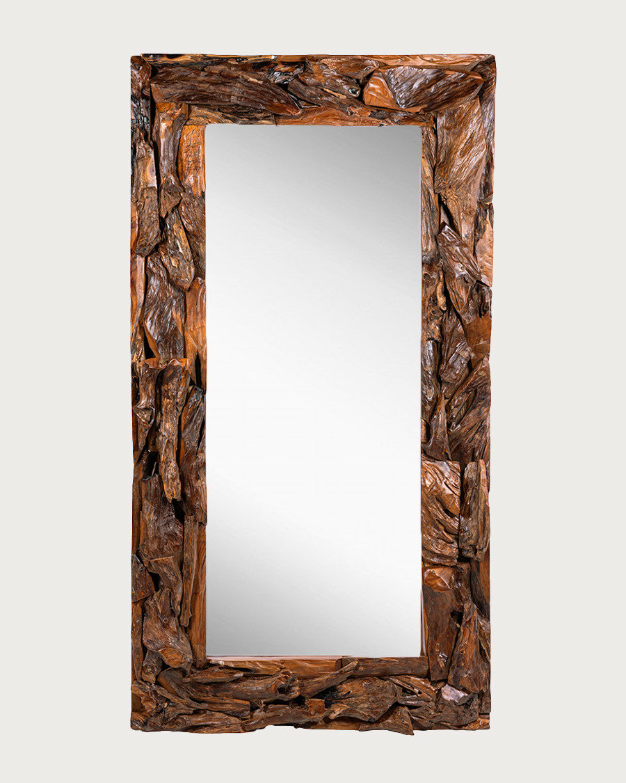 Boima - Miroir en bois de...