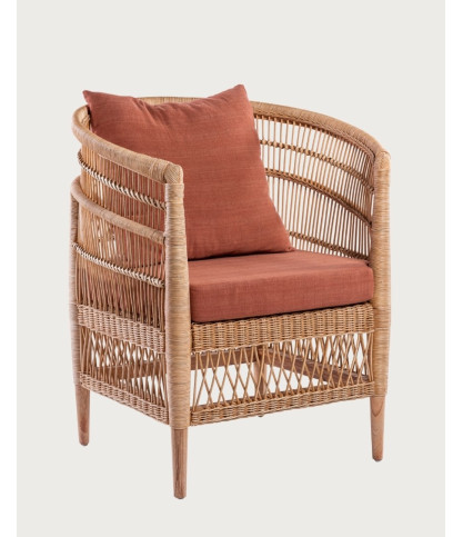 Lusso - Fauteuil de jardin en rotin