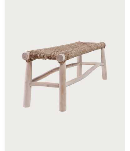 Matra - Bench in branches of teak and water hyacinth