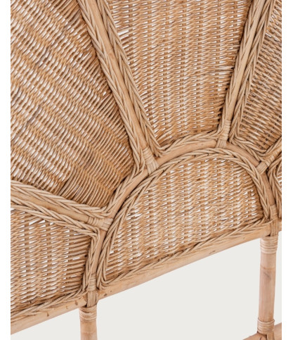 Looma - 140 cm großes Rattan Kopfteil
