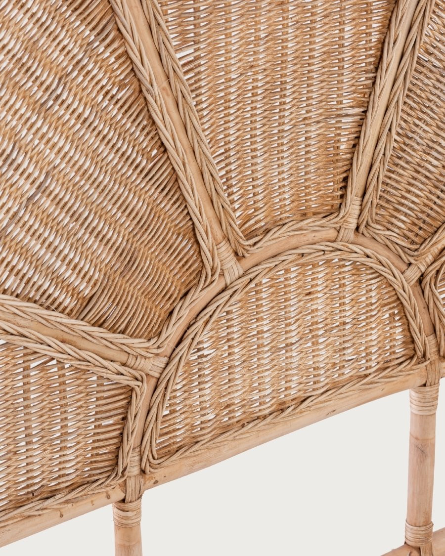 Looma - 140 cm großes Rattan Kopfteil