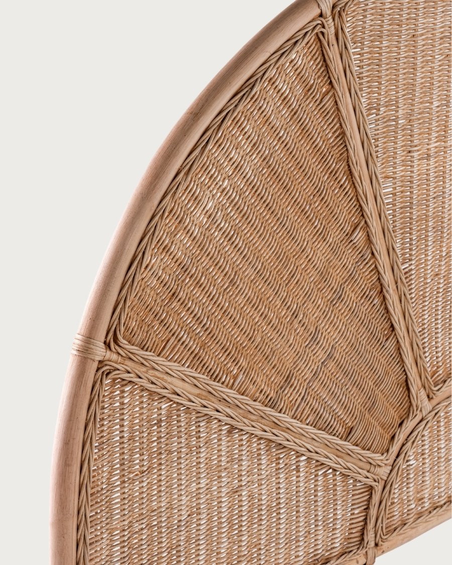 Looma - 140 cm Rattan Headboard