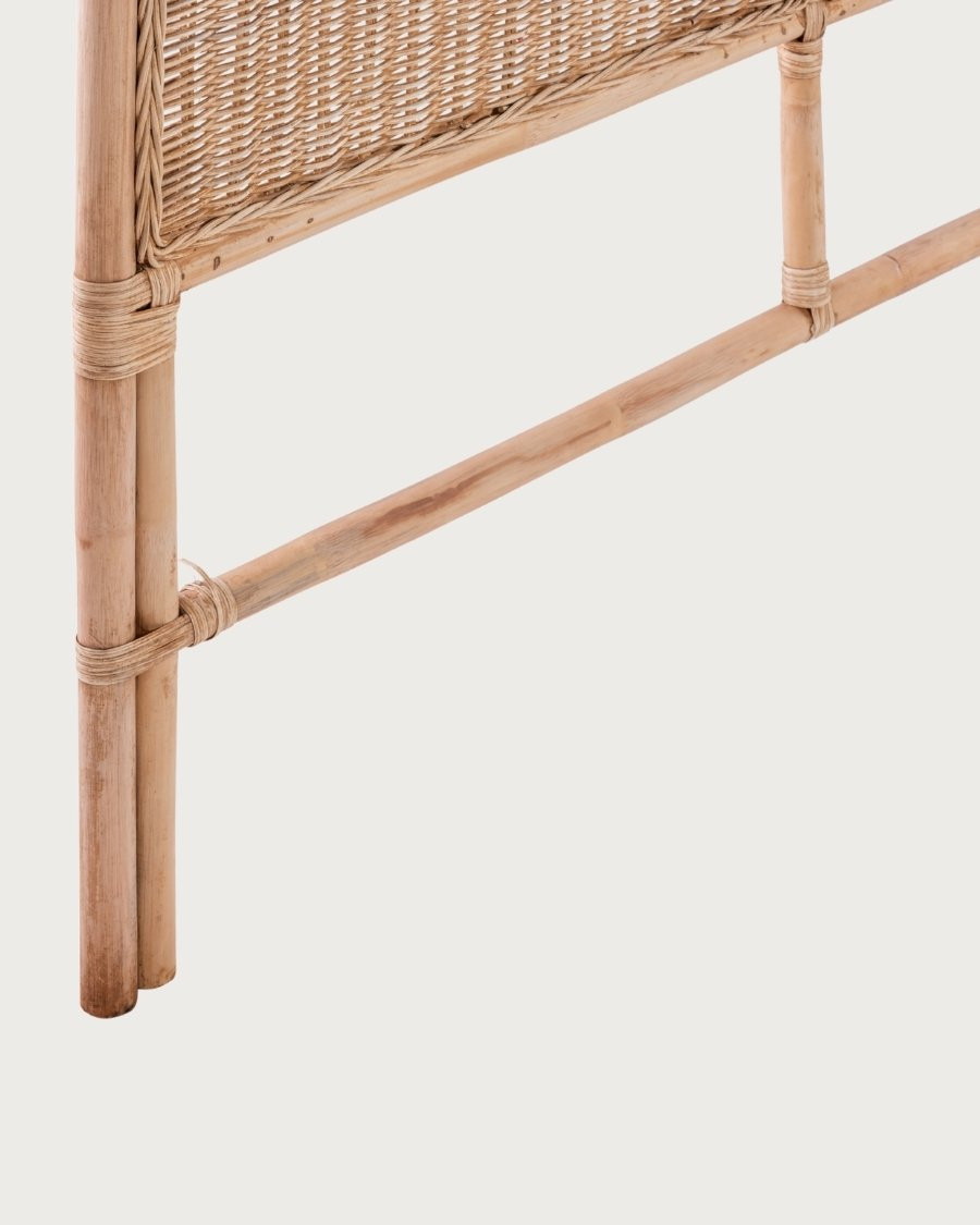 Looma - 140 cm großes Rattan Kopfteil
