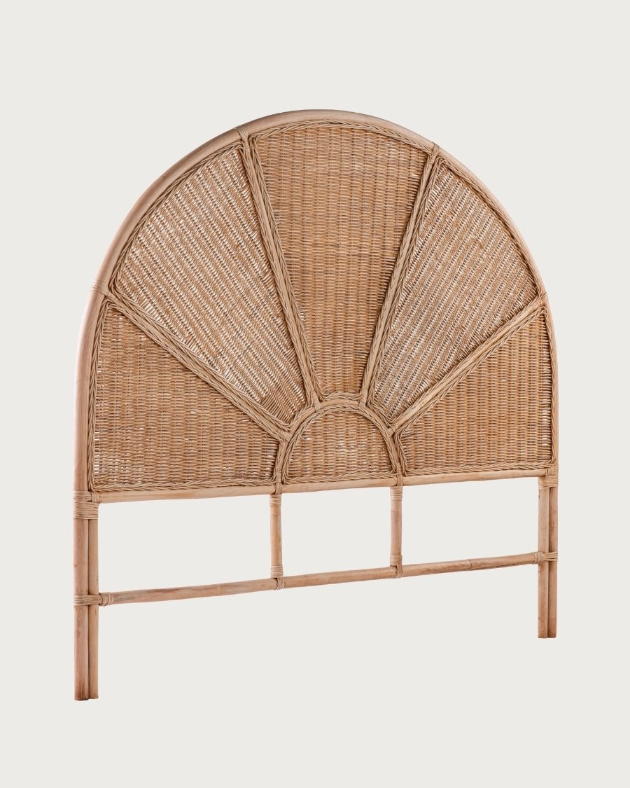 Looma - 140 cm großes Rattan Kopfteil