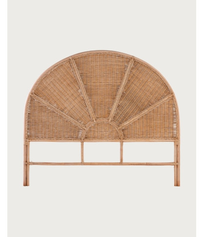 Looma - 140 cm großes Rattan Kopfteil