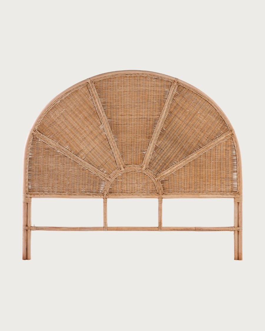 Looma - 140 cm großes Rattan Kopfteil