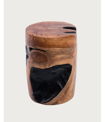 Taburete Ora de madera de teca