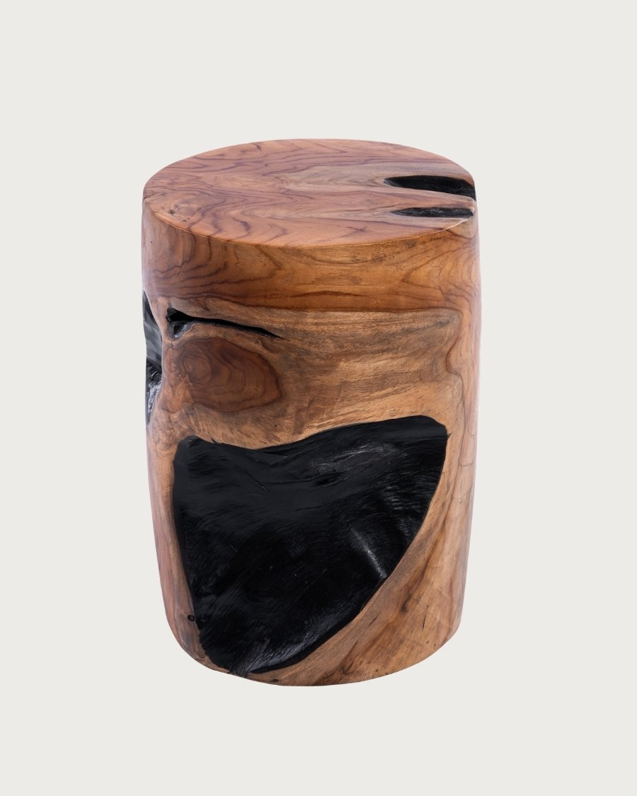 Ora – Hocker aus Teakholz