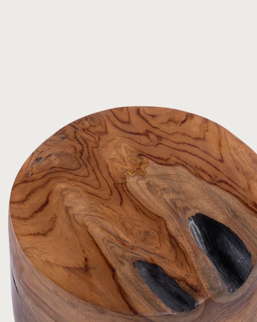 Ora - Tabouret en bois de teck