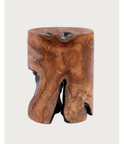 Ora - Tabouret en bois de teck