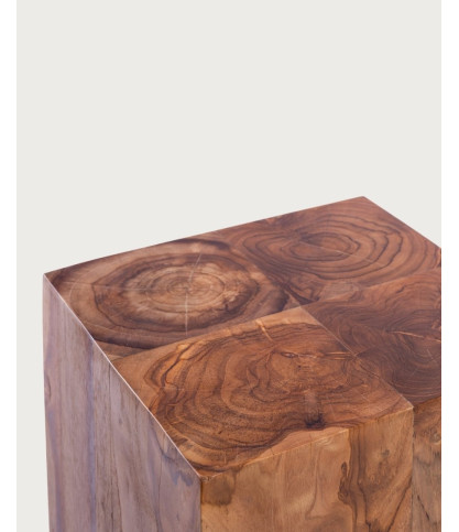 Moku – Hocker aus massivem Teakholz