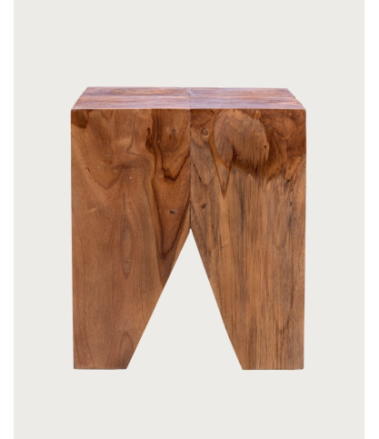 Moku - Tabouret en bois de teck