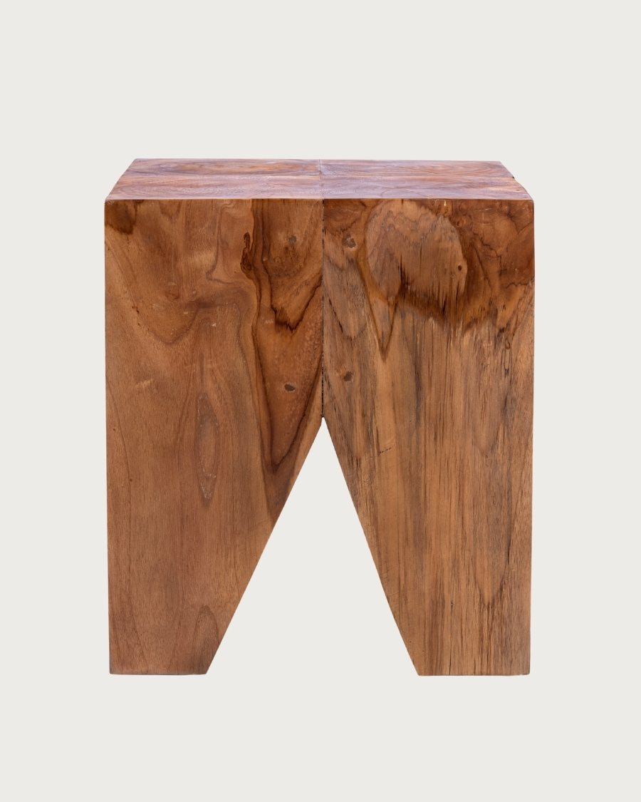 Moku - Solid teak wood stool