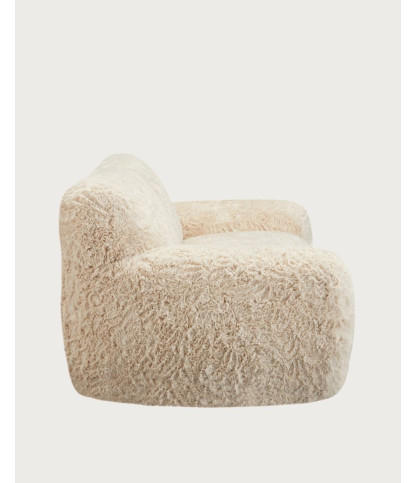 Teddy - 2-Sitzer-Sofa aus Schaffell-Imitat