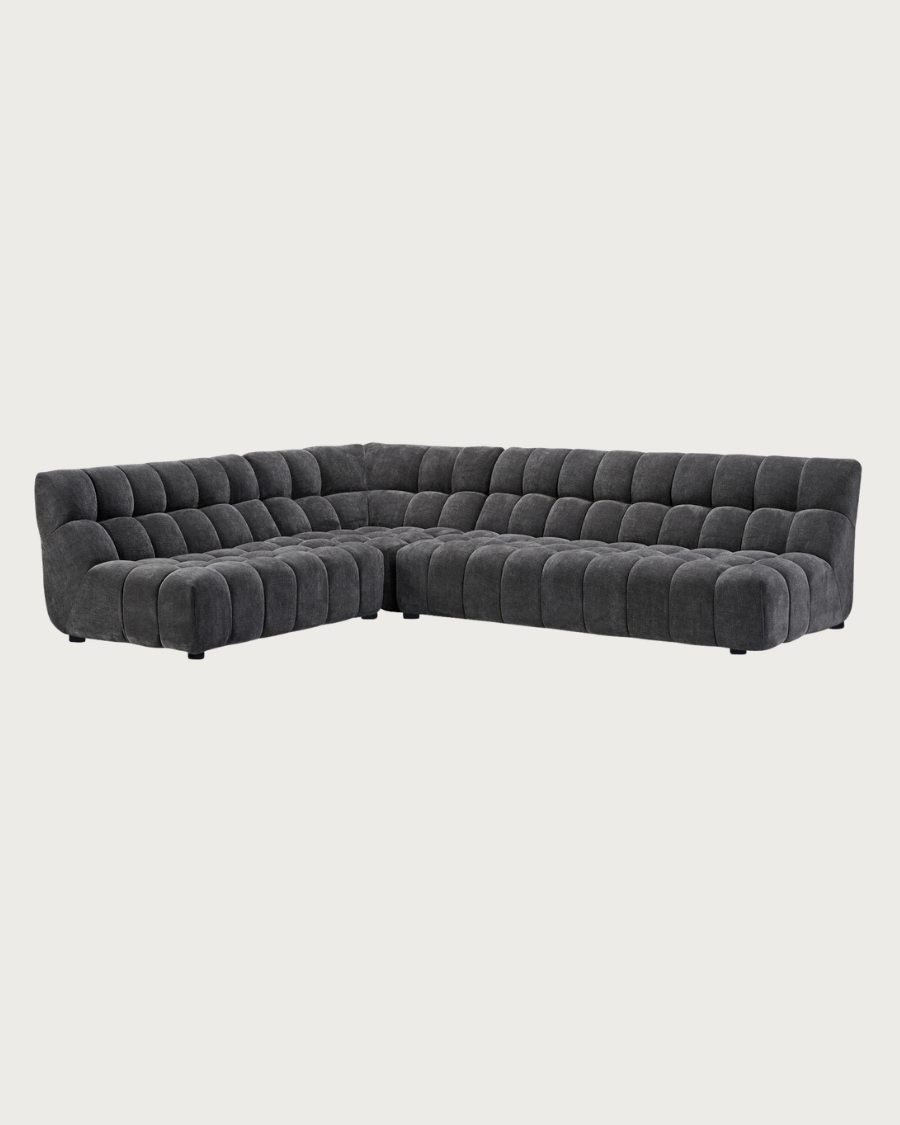 Volg - Canapé d'angle modulable en tissu