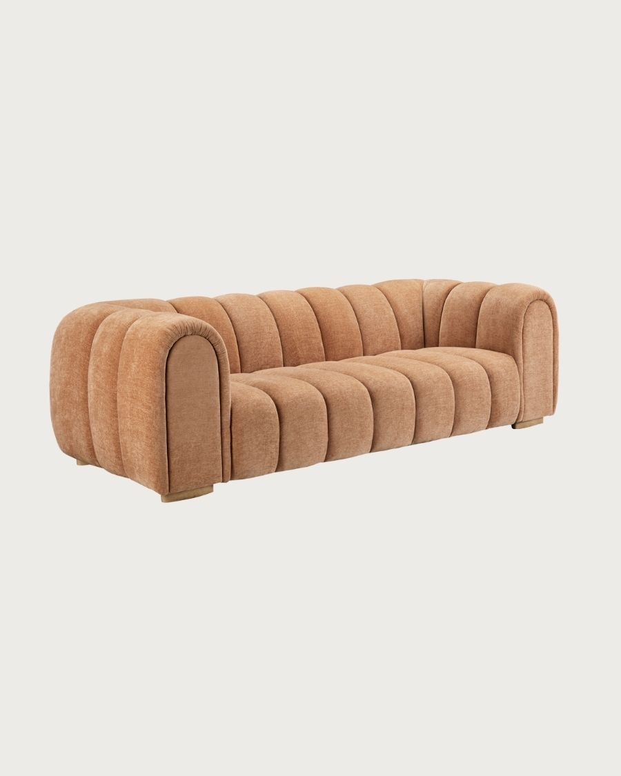 Cara – 3-Sitzer-Sofa aus Bouclé-Stoff