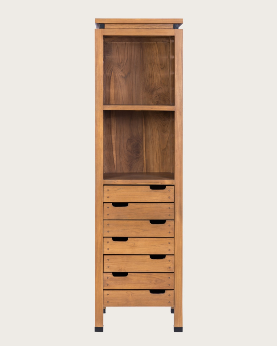 Bornéo - Columna de baño de teca maciza