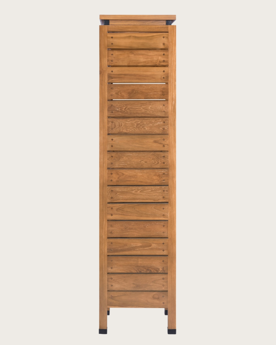 Bornéo - Columna de baño de teca maciza