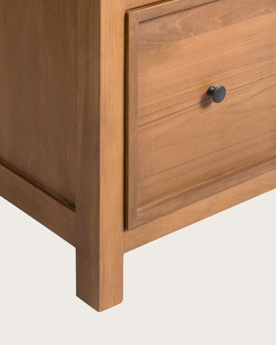 Savanna - Teak Bathroom Vanity with Terrazzo Marble
