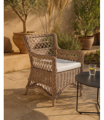 Asana - Fauteuil de jardin en rotin