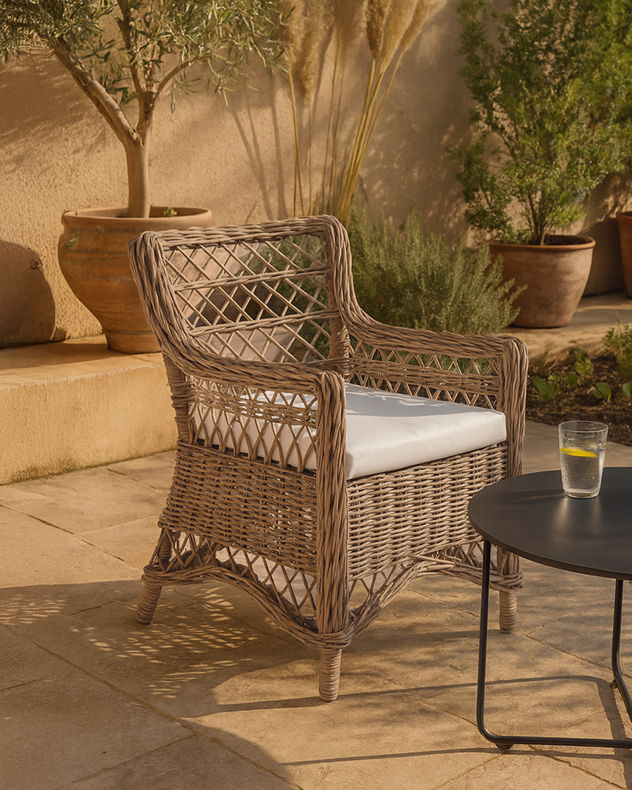 Asana - Silla de jardín de ratán