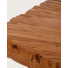 Sun - Table repas en teck massif motif soleil L200 cm 10 pers.