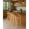 Carisma - Solid teak bar stool