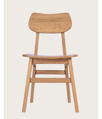 Yuna - Lot de 2 Chaises en bois massif de mindi