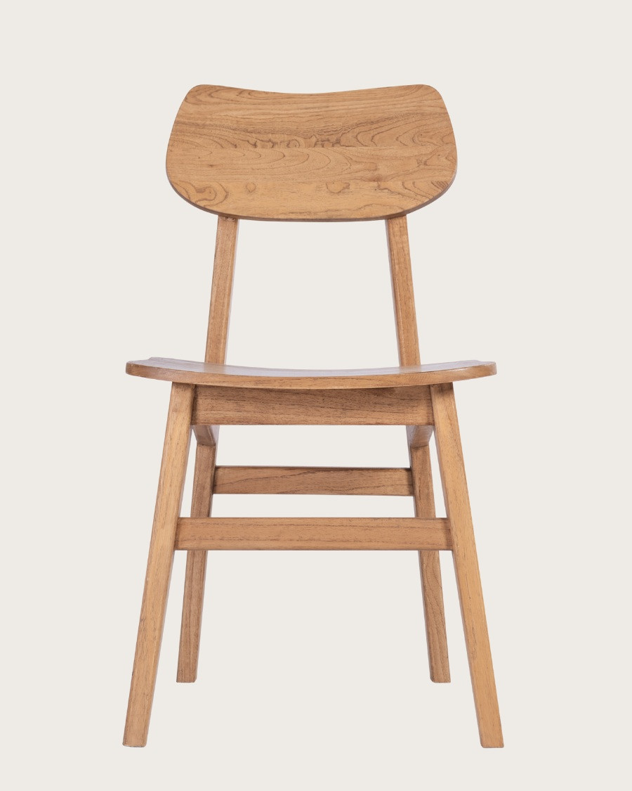 Yuna - Lot de 2 Chaises en bois massif de mindi