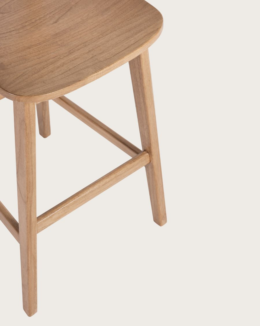 Yuna - Chaise de bar en bois de Mindi