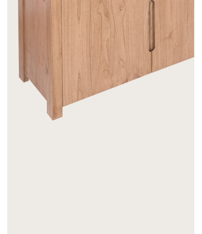 Orlya -  Grande Bibliothèque en bois massif de mindi