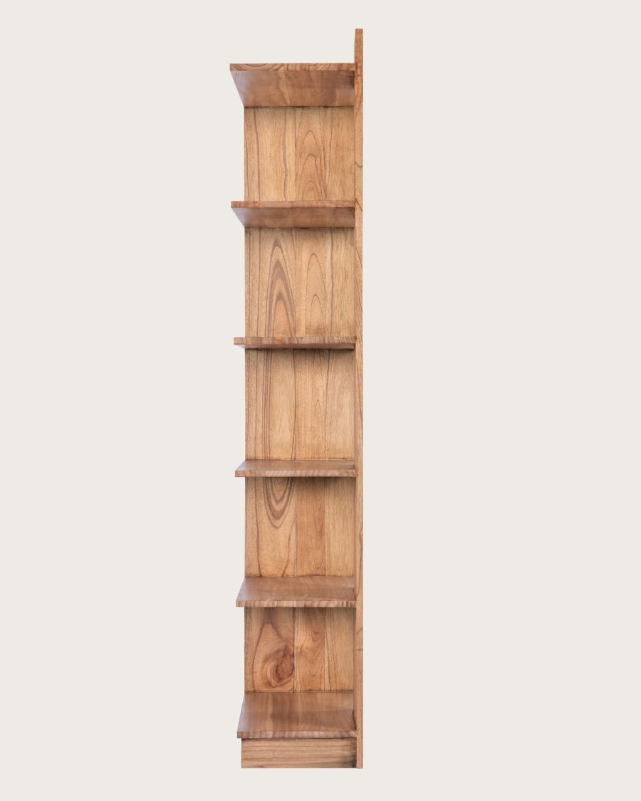 Amarya - Estante de madera maciza de mindi