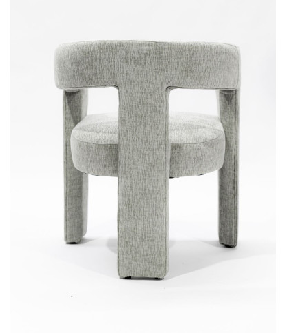 Lagoon - Designer grey fabric lounge chair