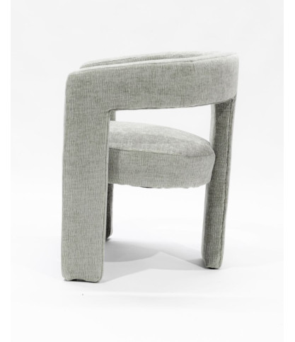 Lagoon - Designer grey fabric lounge chair
