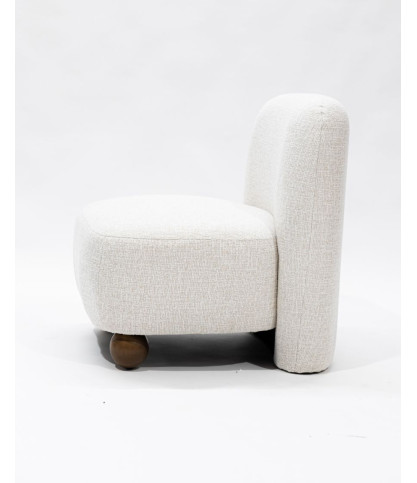 Oslo - Designfauteuil in beige stof