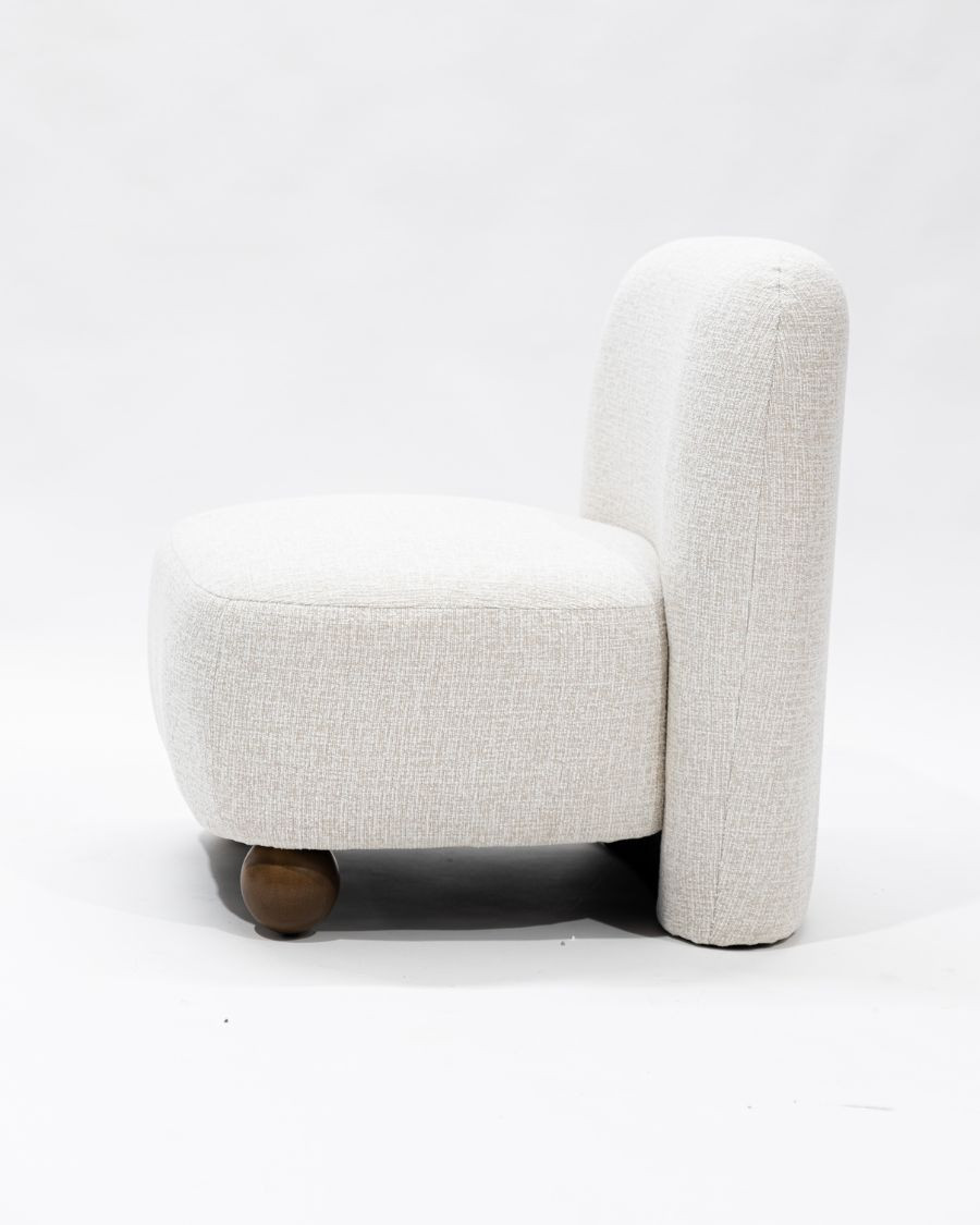Oslo - Sillón de diseño en tela beige