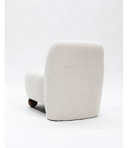 Oslo - Designfauteuil in beige stof