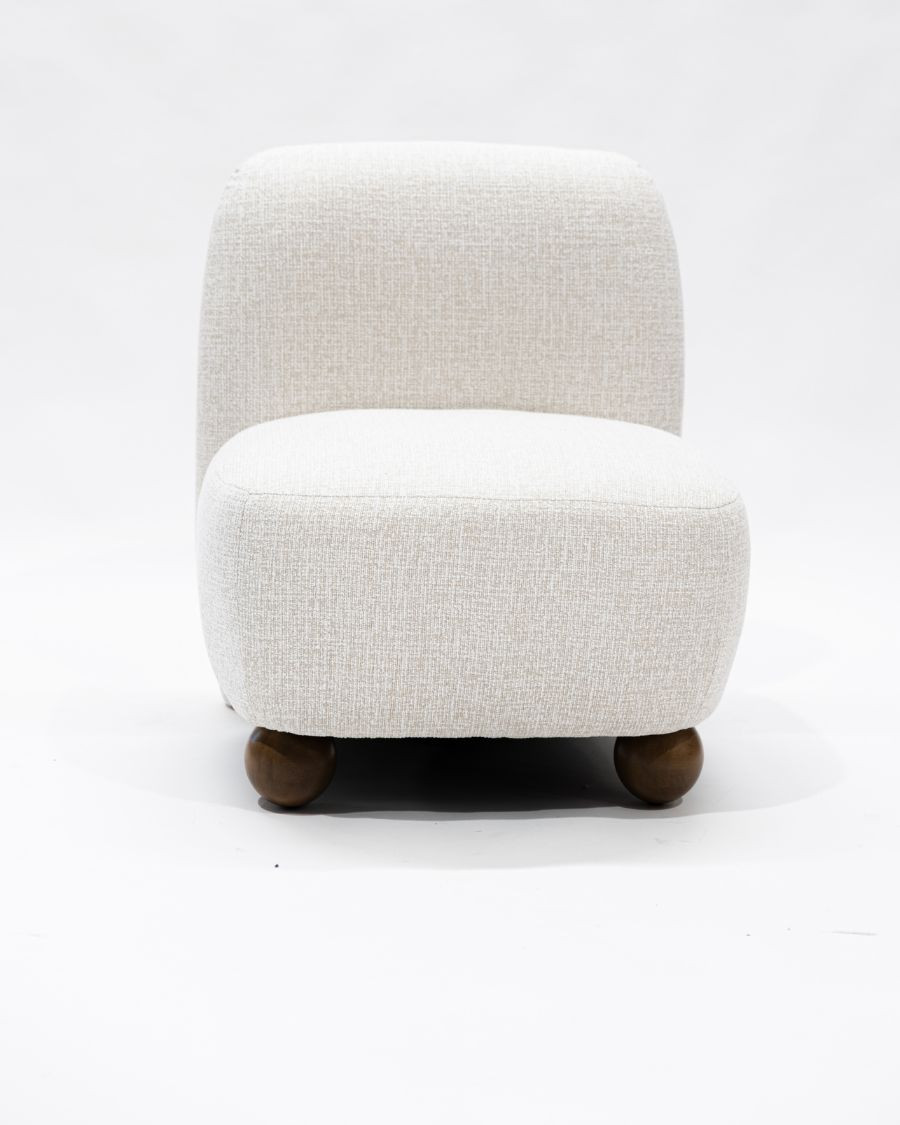 Oslo - Sillón de diseño en tela beige