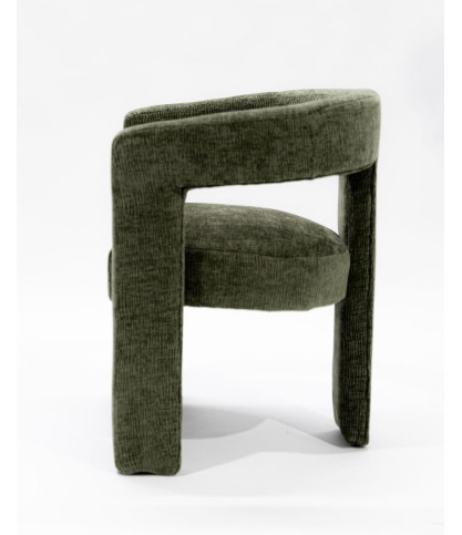 Lagon - Fauteuil de salon vert en tissu