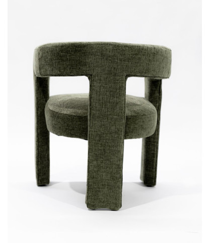 Lagon - Fauteuil de salon vert en tissu