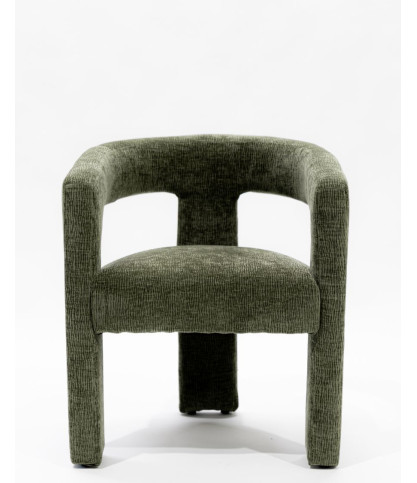 Lagon - Fauteuil de salon vert en tissu