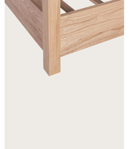 Java - Lit baldaquin en bois massif 180 CM