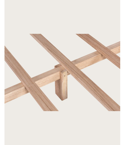 Java - Lit baldaquin en bois massif 180 CM