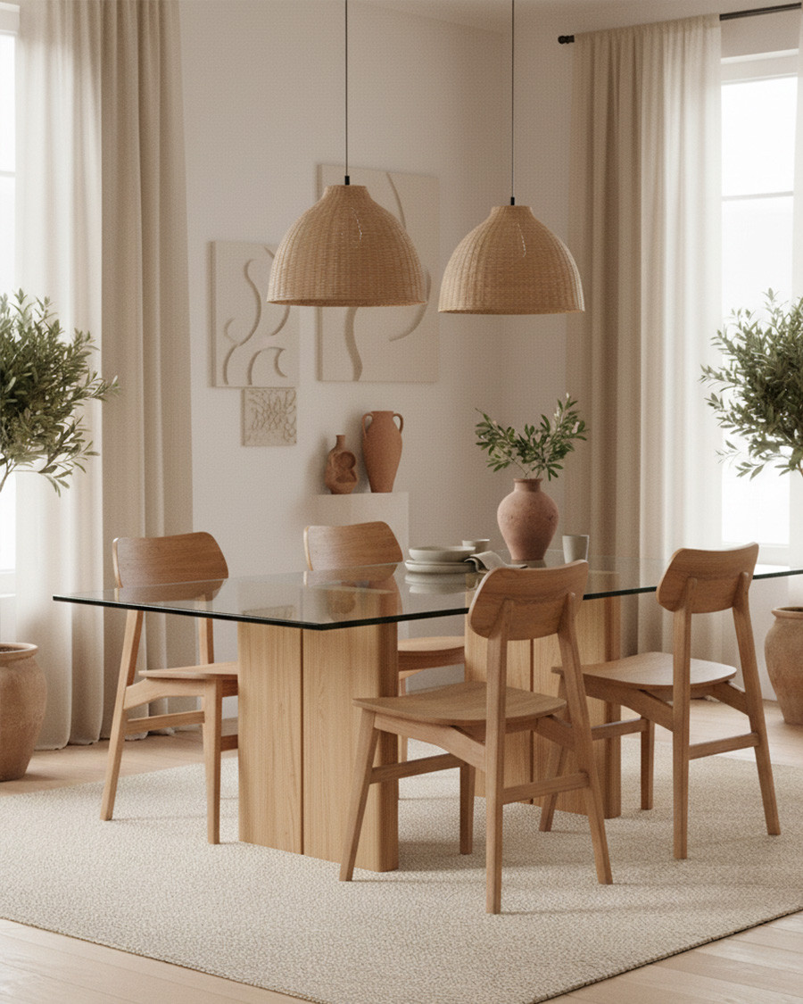 Yuna - Solid Mindi Wood Chair
