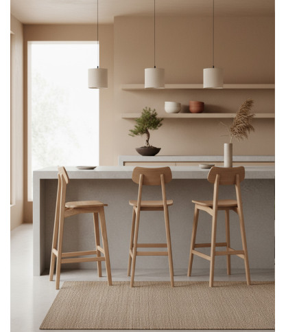Yuna - Mindi Wood Bar Stool