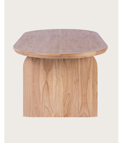 Tamara - Table repas ovale en bois massif
