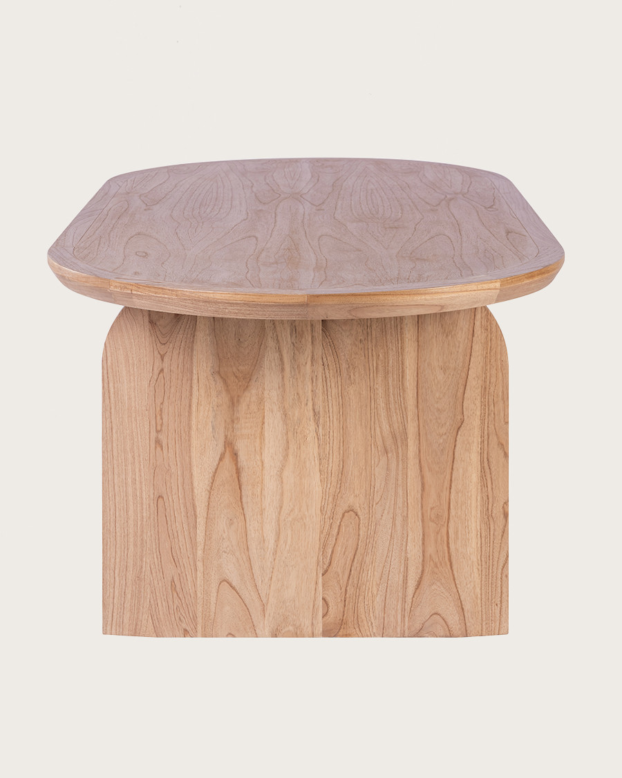 Tamara - Table repas ovale en bois massif