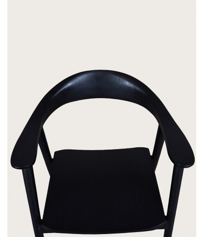 copy of Dewi - Chaise en teck massif noir