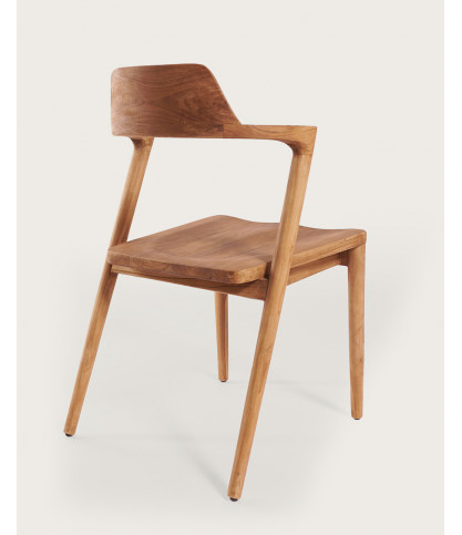 Osaka - Lot de 2 Chaise Osaka en teck massif